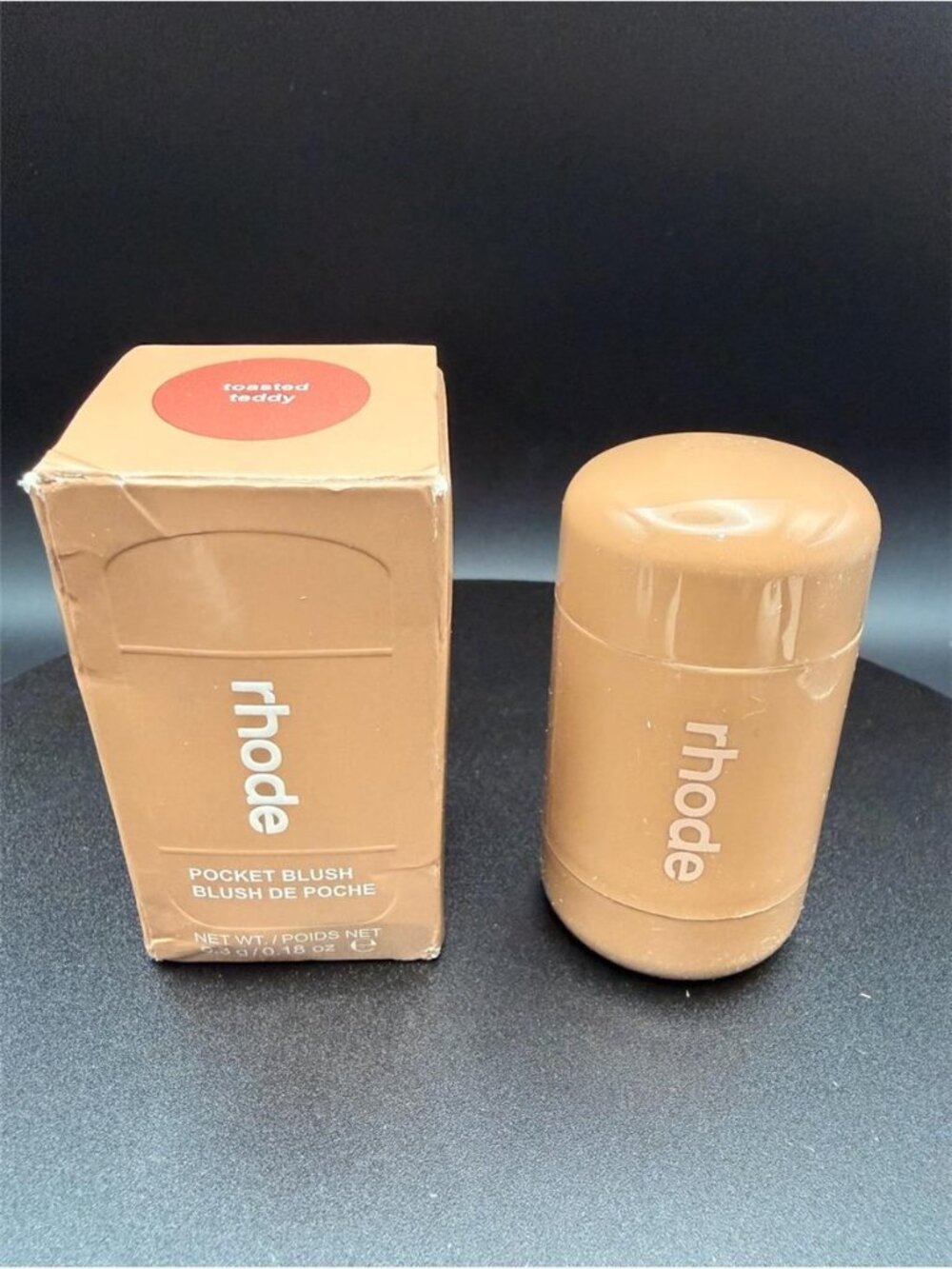 RHODE Pocket Blush Stick — Toasted Teddy Tan